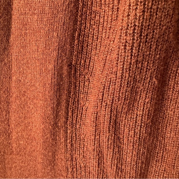 a new day Women's Rust Orange Open Front Sweater - Picture 5 of 8